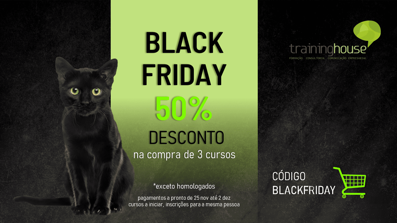 BLACK FRIDAY - 50% de desconto na compra de três ou mais cursos